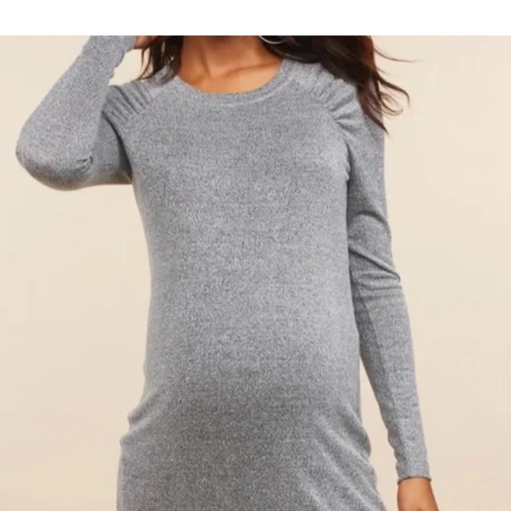 Motherhood maternity sweater dress